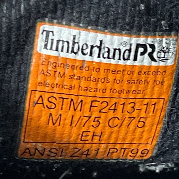 Timberland Pro Pit‎ Boss 6" Steel Toe Work Boot Black Men's Size 13 M - Picture 11 of 11